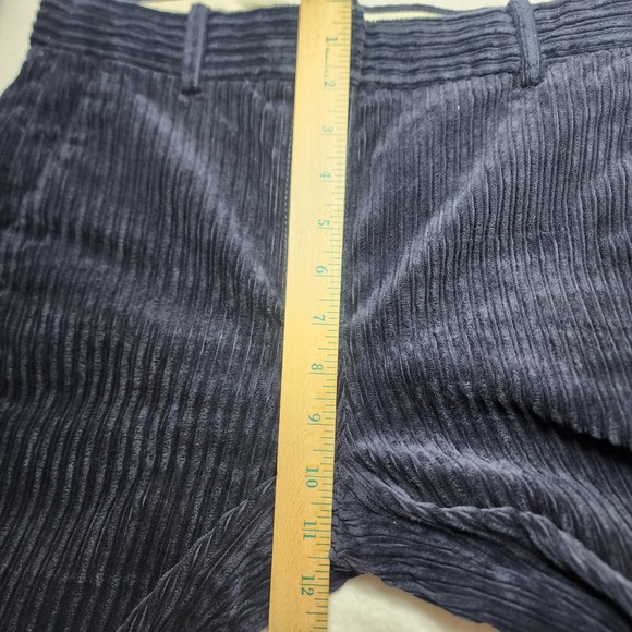 J Crew Navy Wide Wale Corduroy Pants Women 4 Straight Leg Retro Timeless Lined - Picture 12 of 14